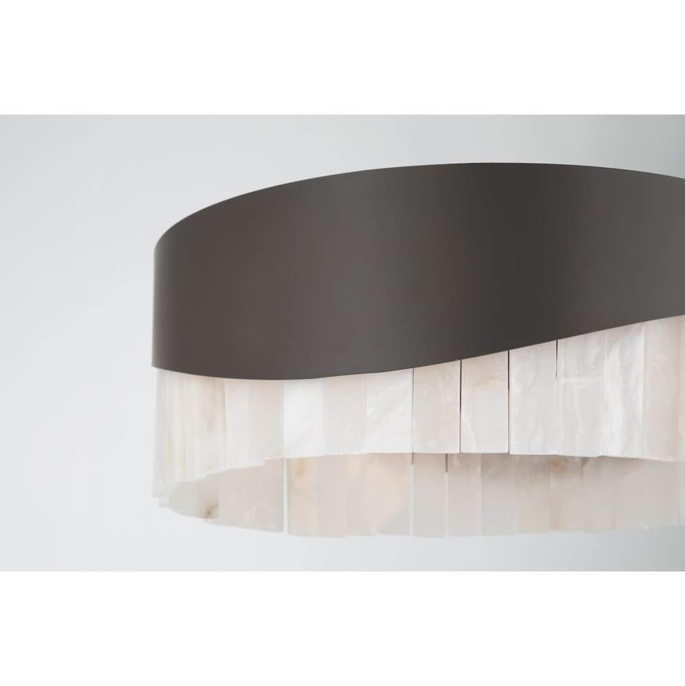 Minka-Lavery 18766-860 Dark Bronze Sway 16'' 3-light Flush Mount Image 6