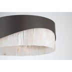 Minka-Lavery 18766-860 Dark Bronze Sway 16'' 3-light Flush Mount Image 5