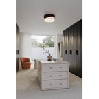 Minka-Lavery 18766-860 Dark Bronze Sway 16'' 3-light Flush Mount Image 4