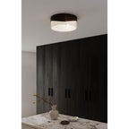 Minka-Lavery 18766-860 Dark Bronze Sway 16'' 3-light Flush Mount Image 3