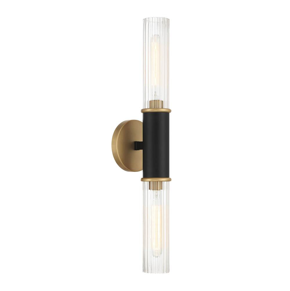 Minka-Lavery 1902-876 Legacy Brass Stamford 24'' High 2-light Wall Sconce Image 1