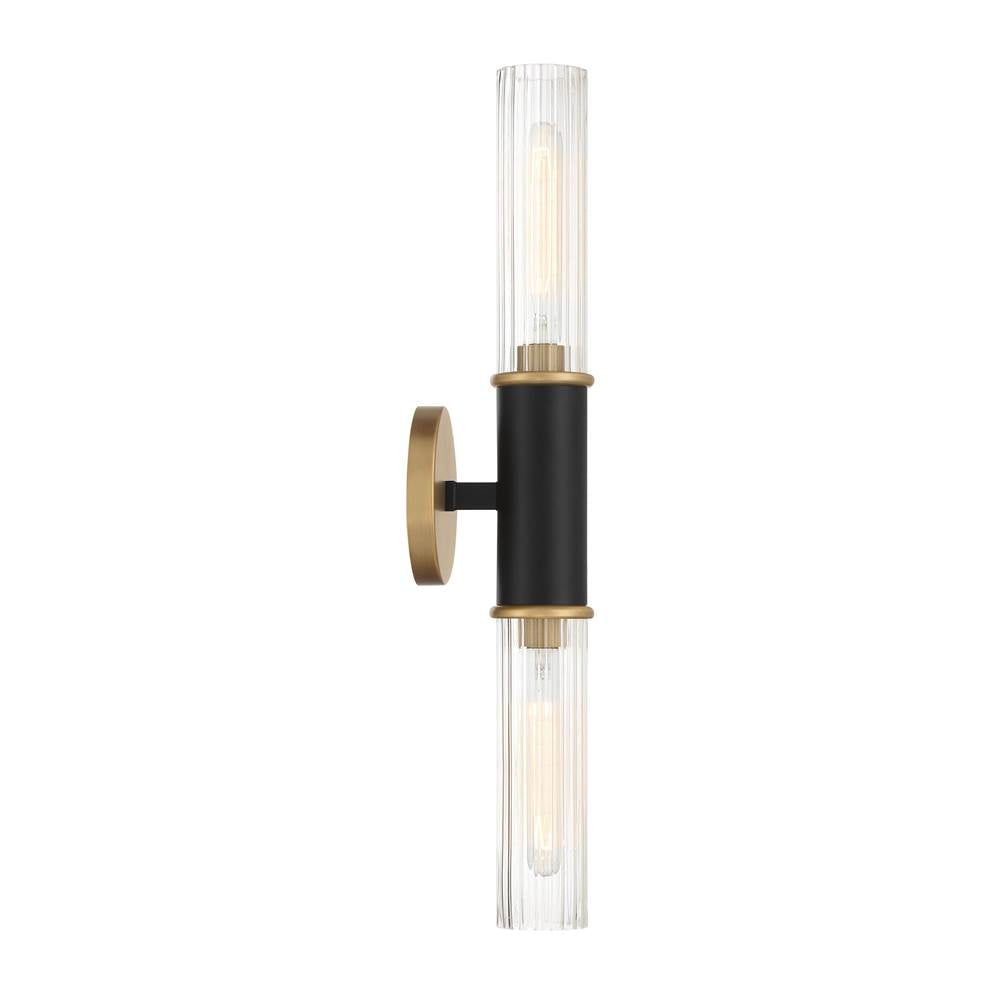 Minka-Lavery 1902-876 Legacy Brass Stamford 24'' High 2-light Wall Sconce Image 2