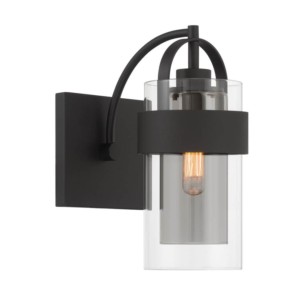 Minka-Lavery 1911-899 Dark Matte Black Ravik 10.5'' High 1-light Bath Sconce Image 5