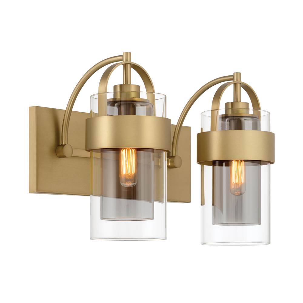 Minka-Lavery 1912-732 Legacy Brass Ravik 14.25'' 2-light Vanity Image 5
