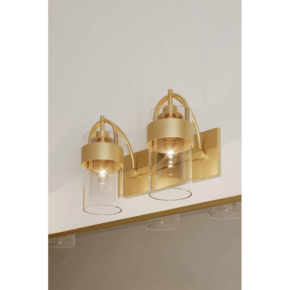 Minka-Lavery 1912-732 Legacy Brass Ravik 14.25'' 2-light Vanity Image 3