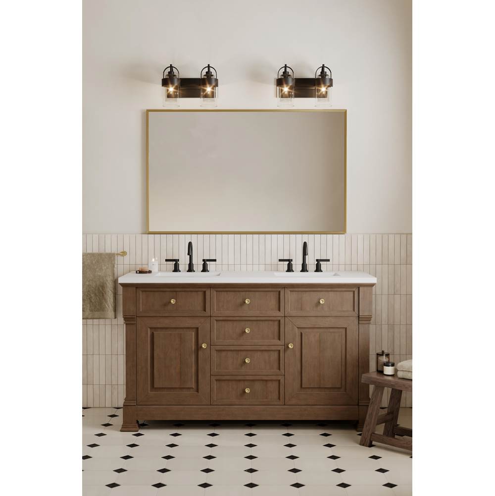 Minka-Lavery 1912-899 Dark Matte Black Ravik 14.25'' 2-light Vanity Image 4