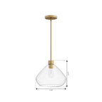 Minka-Lavery 19414-732 Legacy Brass Elaris 12.5'' 1-light Pendant Image 2