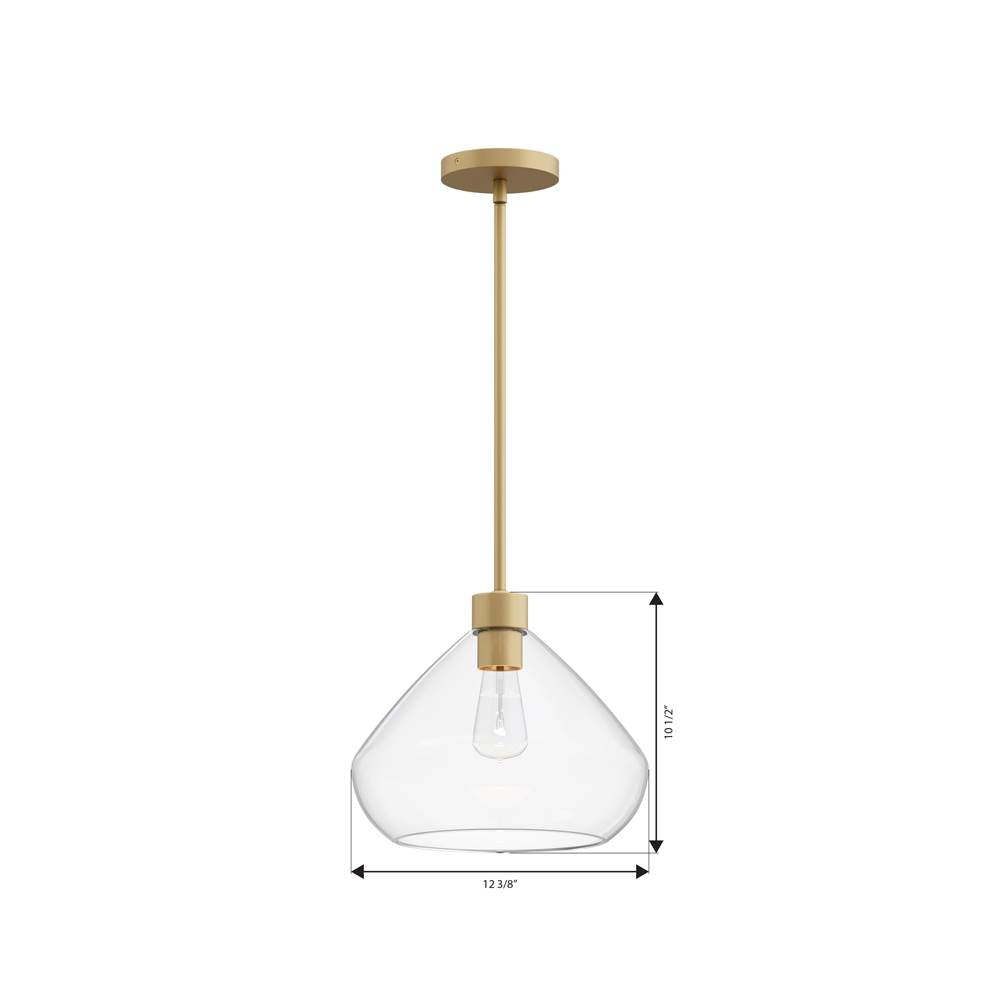 Minka-Lavery 19414-732 Legacy Brass Elaris 12.5'' 1-light Pendant Image 2