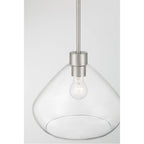 Minka-Lavery 19414-84 Brushed Nickel Elaris 12.5'' 1-light Pendant Image 6