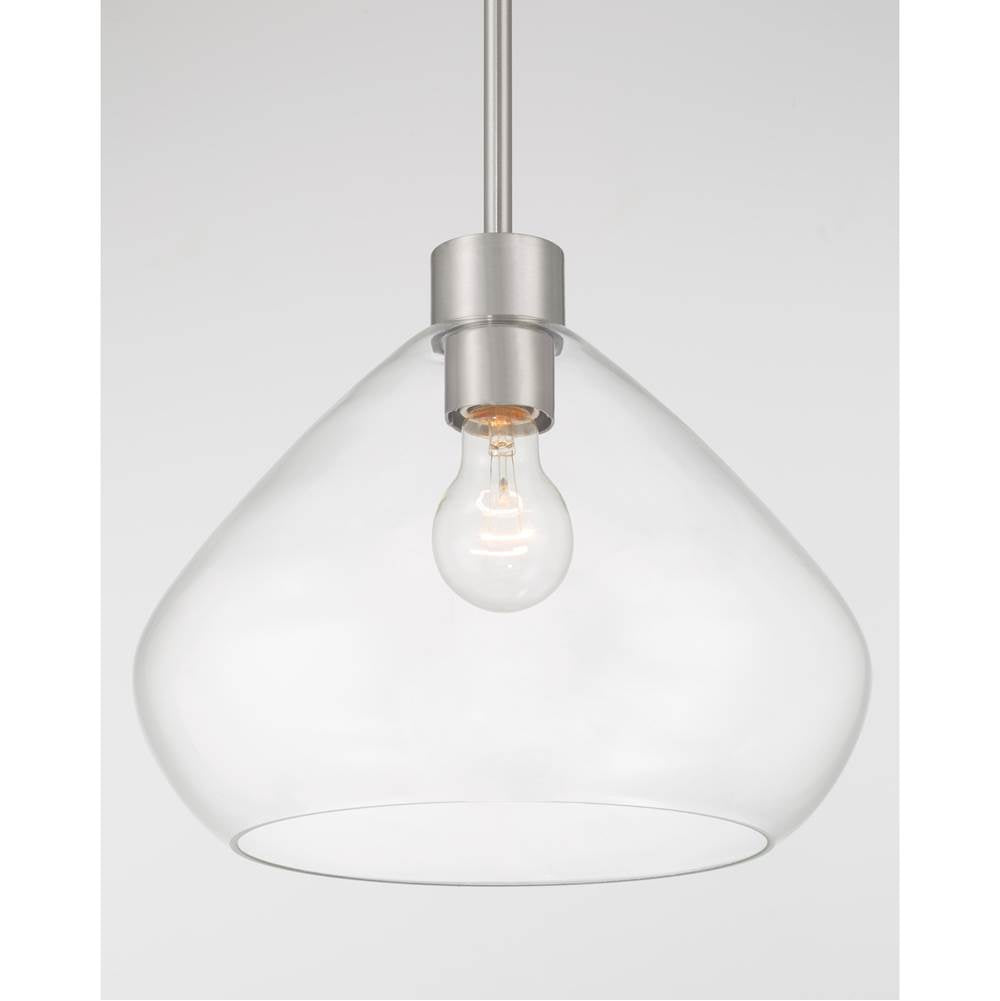 Minka-Lavery 19414-84 Brushed Nickel Elaris 12.5'' 1-light Pendant Image 5