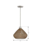 Minka-Lavery 19415-84 Brushed Nickel Elaris 12.5'' 1-light Pendant Image 2