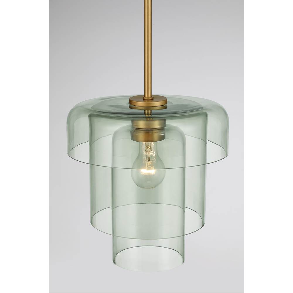 Minka-Lavery 19615-732 Legacy Brass Velique 11'' 1-light Pendant Image 6