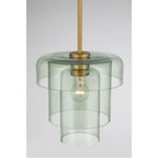 Minka-Lavery 19615-732 Legacy Brass Velique 11'' 1-light Pendant Image 6