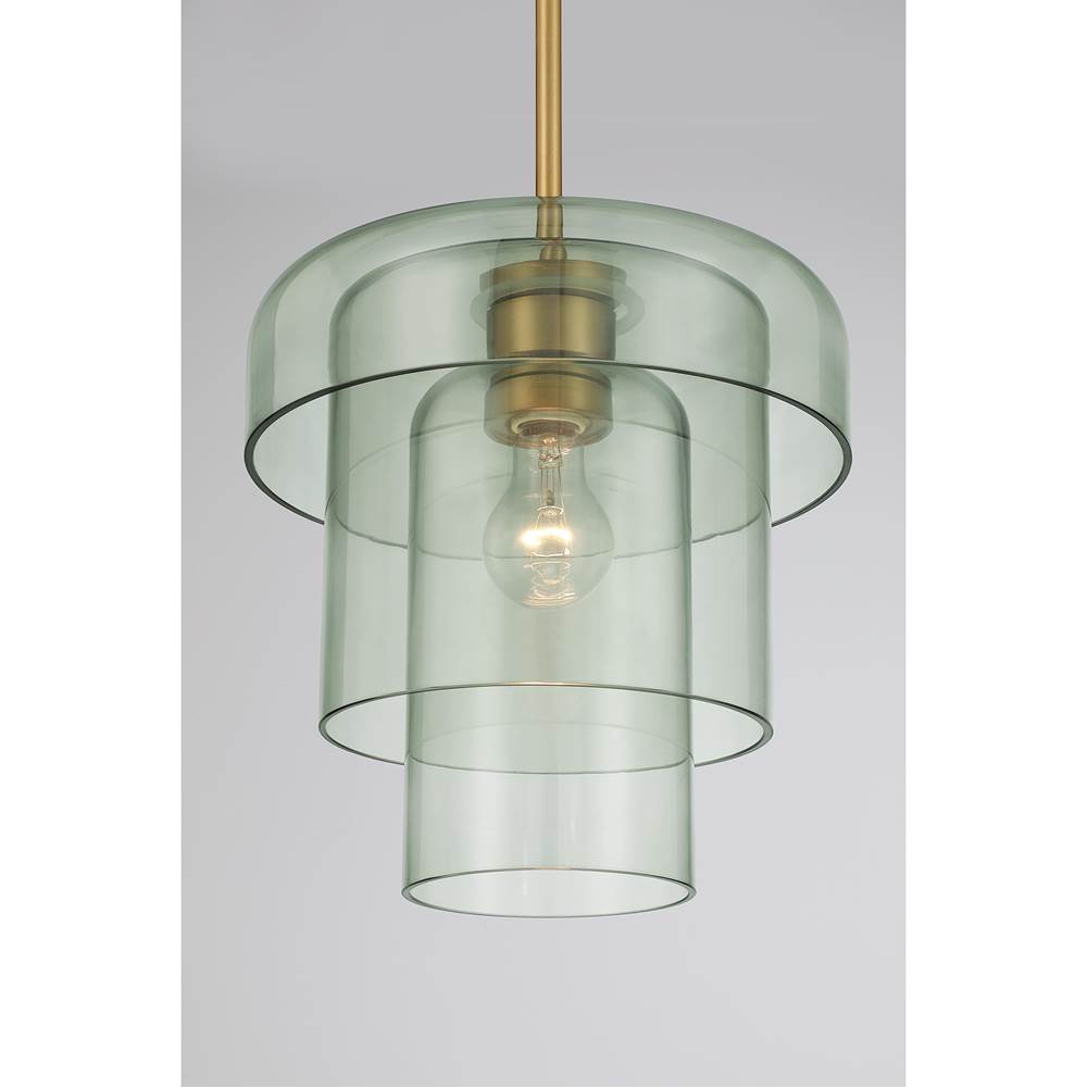 Minka-Lavery 19615-732 Legacy Brass Velique 11'' 1-light Pendant Image 5