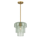Minka-Lavery 19615-732 Legacy Brass Velique 11'' 1-light Pendant Image 1