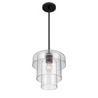Minka-Lavery 19615-899 Dark Matte Black Velique 11'' 1-light Pendant Image 7