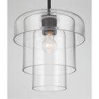 Minka-Lavery 19615-899 Dark Matte Black Velique 11'' 1-light Pendant Image 5