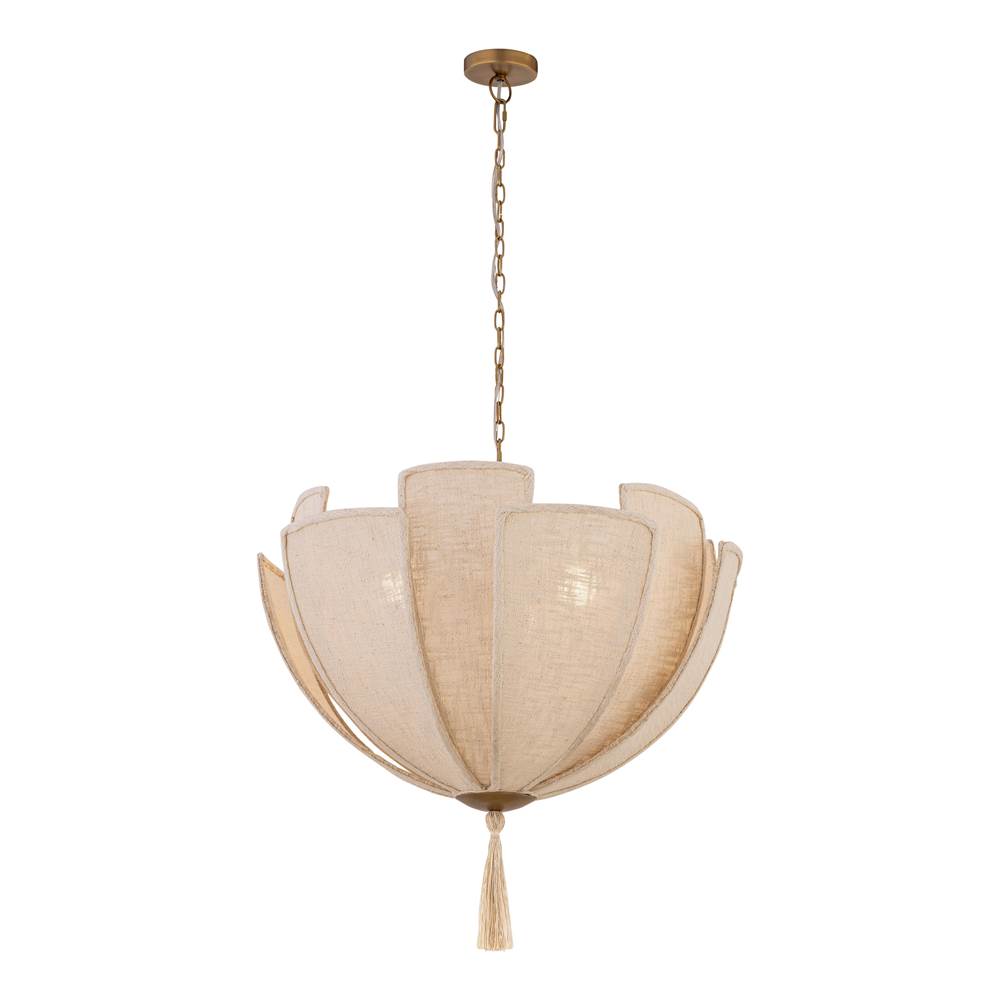 Minka-Lavery 19875-732 Legacy Brass Celestine 30'' 3-light Pendant Image 1