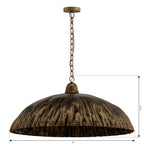 Minka-Lavery 19915-789 Antique Brass Zinnia 36'' 1-light Pendant Image 2