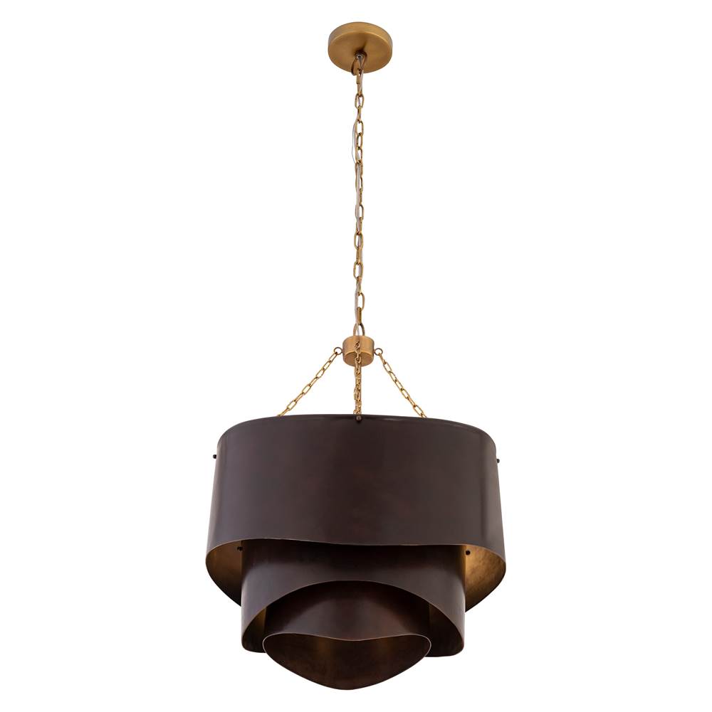 Minka-Lavery 19925-855 Legacy Brass Zyra 21.75'' 3-light Pendant Image 7