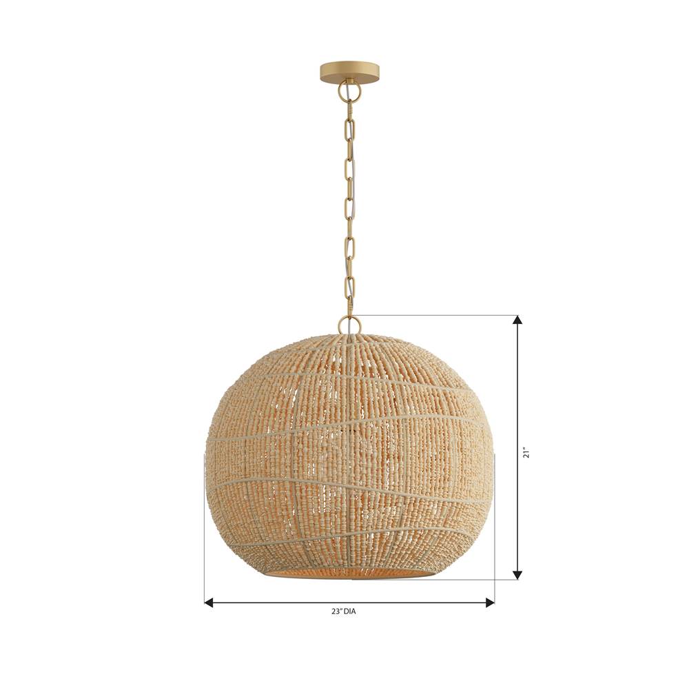 Minka-Lavery 19935-732 Legacy Brass Cavara 23'' 1-light Pendant Image 2