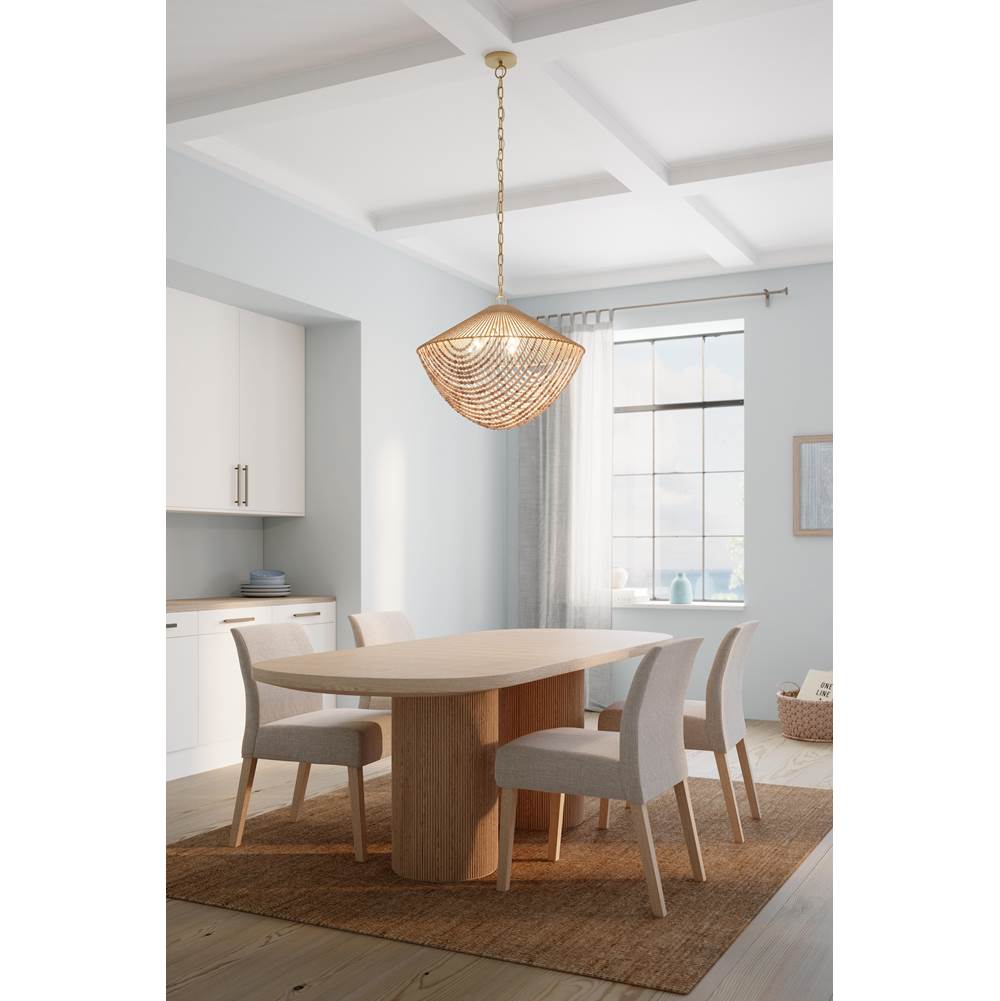 Minka-Lavery 19946-732 Legacy Brass Virella 26'' 3-light Pendant Image 4