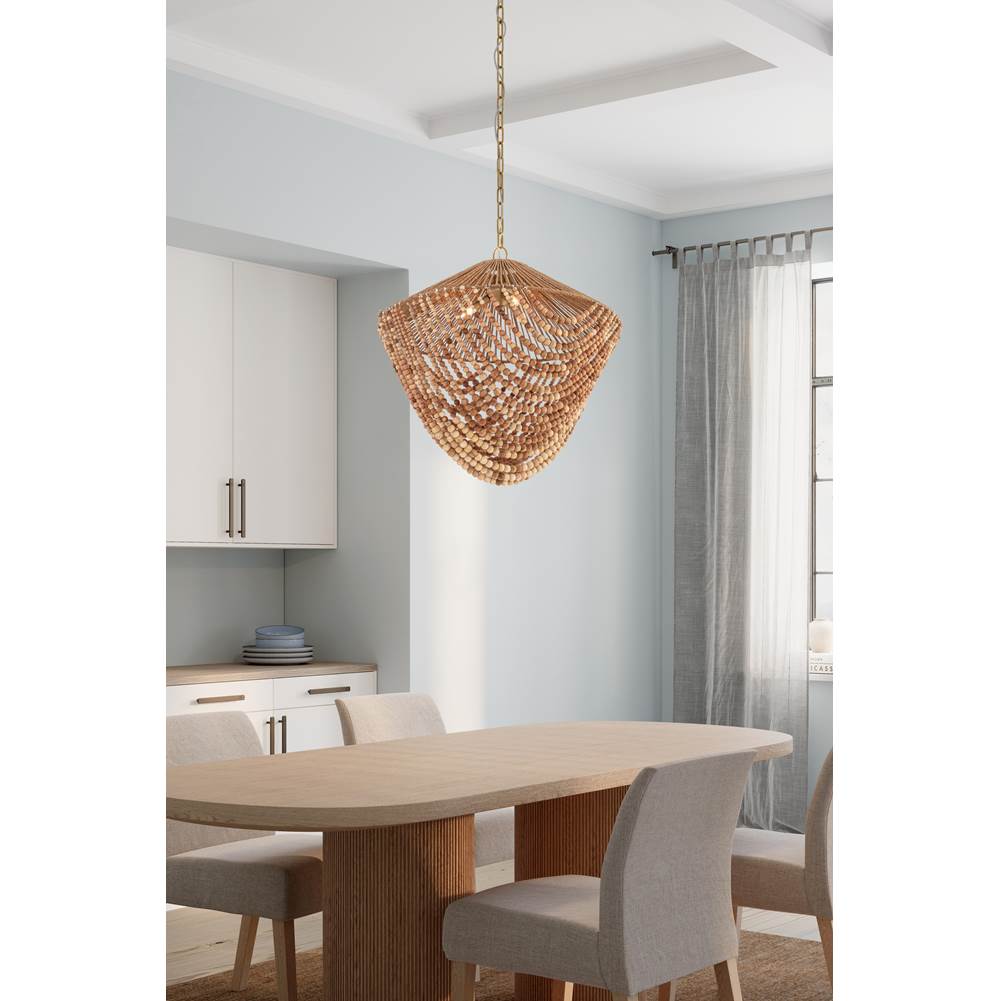 Minka-Lavery 19946-732 Legacy Brass Virella 26'' 3-light Pendant Image 3