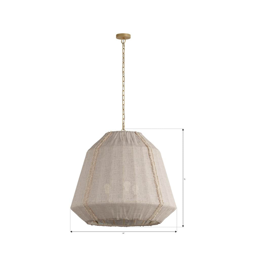 Minka-Lavery 19976-732 Legacy Brass Velune 36'' 3-light Pendant Image 2