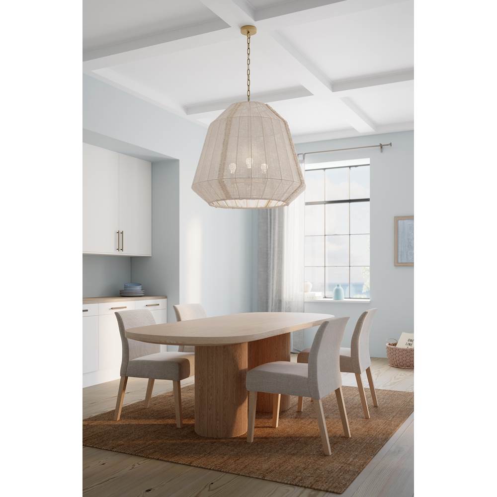 Minka-Lavery 19976-732 Legacy Brass Velune 36'' 3-light Pendant Image 4