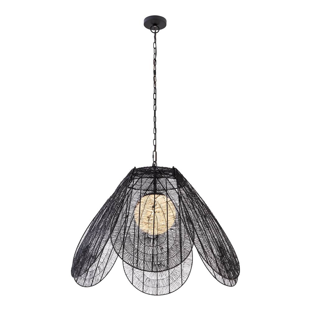 Minka-Lavery 19986-899 Dark Matte Black Sylari 30'' 1-light Pendant Image 7