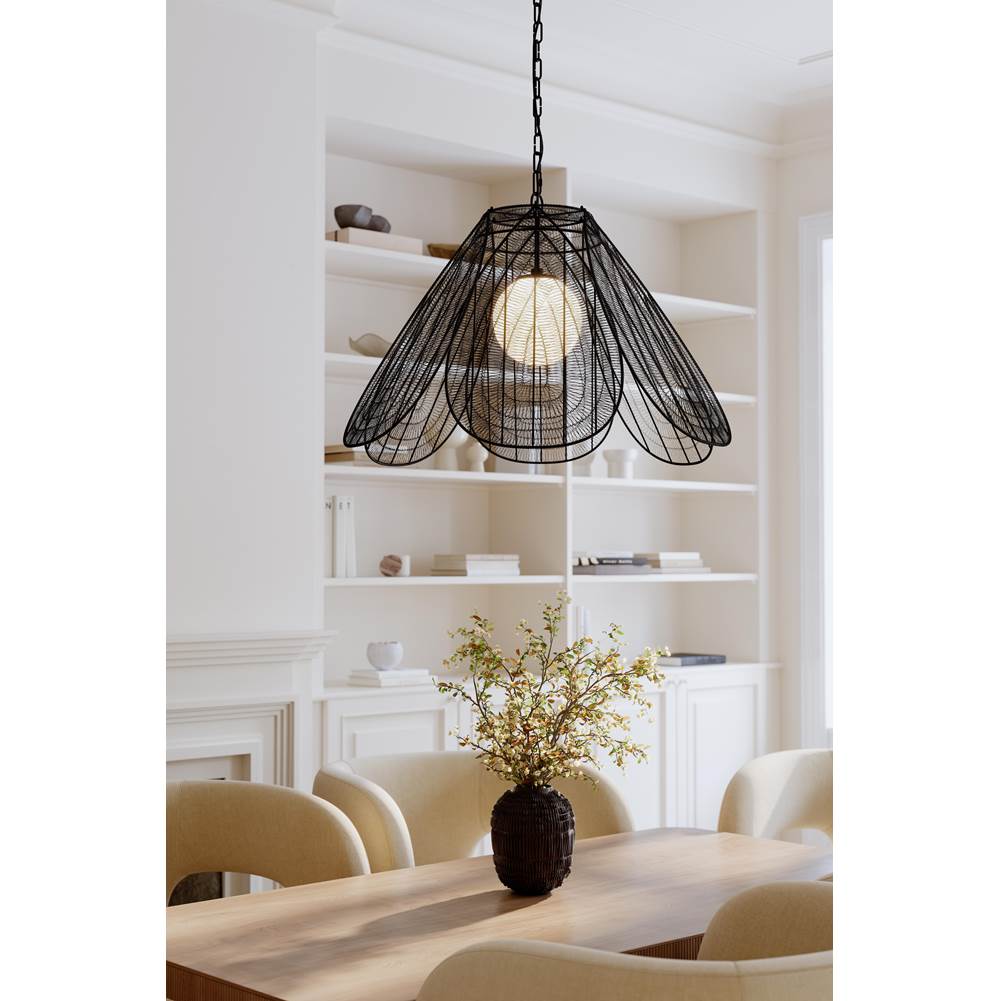 Minka-Lavery 19986-899 Dark Matte Black Sylari 30'' 1-light Pendant Image 3