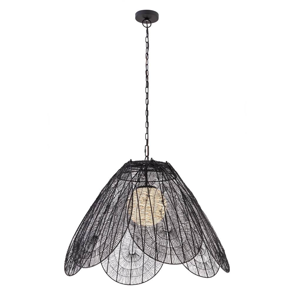 Minka-Lavery 19986-899 Dark Matte Black Sylari 30'' 1-light Pendant Image 1