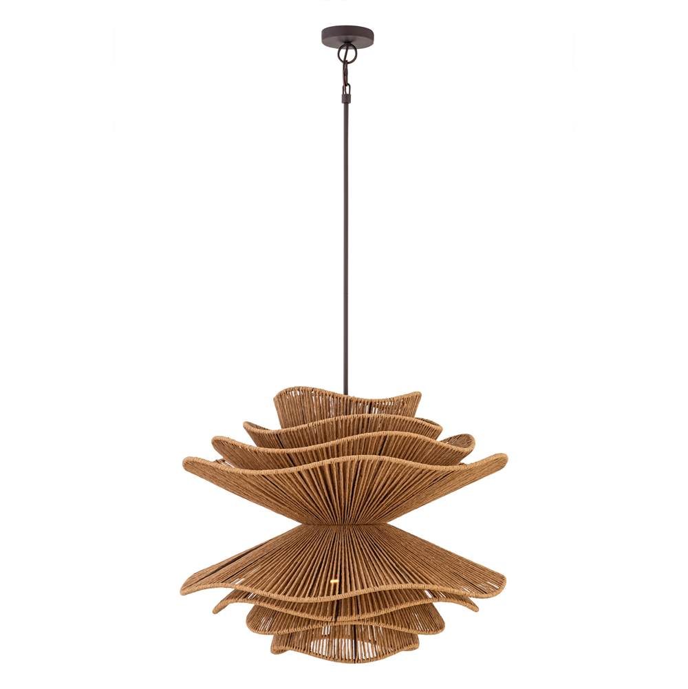 Minka-Lavery 19996-860 Dark Bronze Mireth 30'' 6-light Pendant Image 1