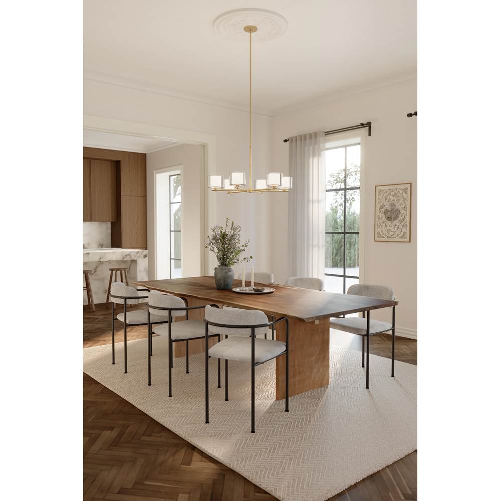 Minka-Lavery 2065-732 Legacy Brass Seville 32'' 6-light Chandelier Image 4