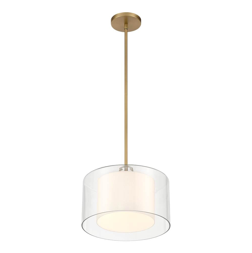 Minka-Lavery 2066-732 Legacy Brass Seville 12.75'' 1-light Convertible Pendant/semi-flush Mount Image 1