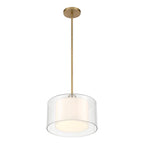 Minka-Lavery 2066-732 Legacy Brass Seville 12.75'' 1-light Convertible Pendant/semi-flush Mount Image 1
