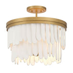 Minka-Lavery 2076-870 Painted Legacy Brass Briscade 18'' 6-light Semi Flush Image 3