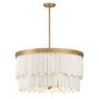 Minka-Lavery 2079-870 Painted Legacy Brass Briscade 28'' 9-light Pendant Image 3