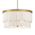 Minka-Lavery 2079-870 Painted Legacy Brass Briscade 28'' 9-light Pendant Image 1