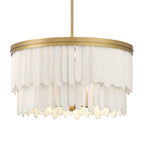 Minka-Lavery 2079-870 Painted Legacy Brass Briscade 28'' 9-light Pendant Image 1