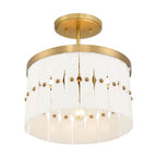 Minka-Lavery 2083-732 Legacy Brass 3 Light Convertible Semi-flush Image 5