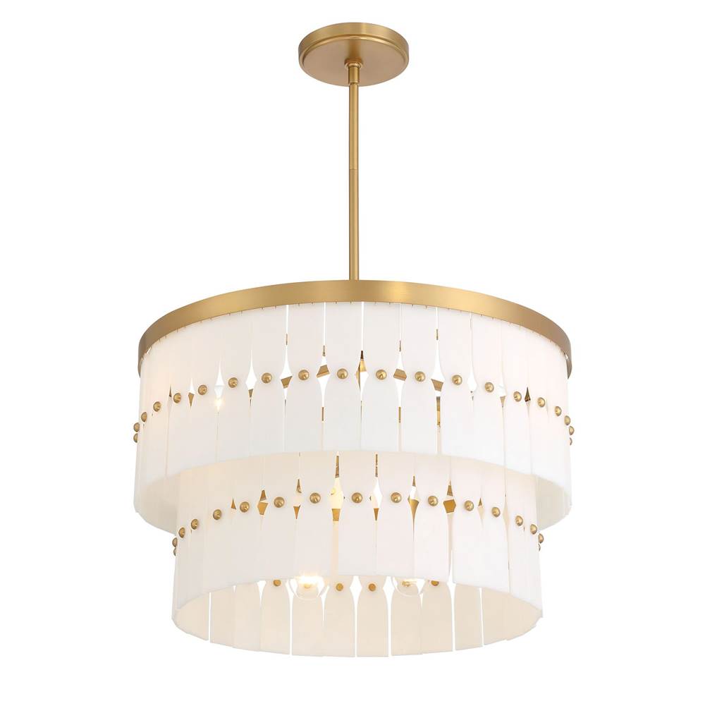 Minka-Lavery 2086-732 Legacy Brass 6 Light Pendant Image 5