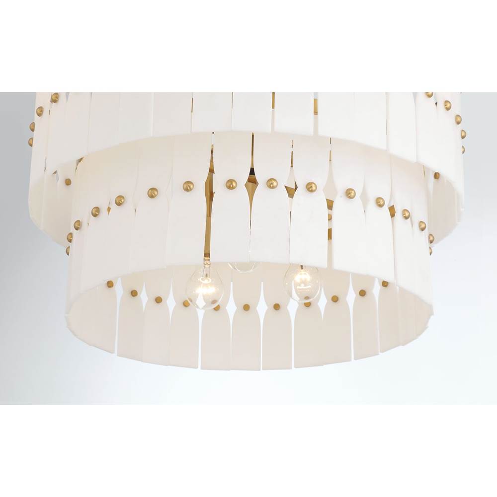 Minka-Lavery 2086-732 Legacy Brass 6 Light Pendant Image 4