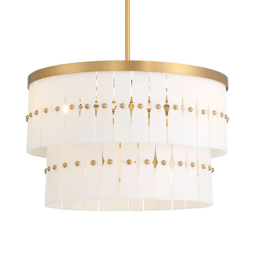 Minka-Lavery 2086-732 Legacy Brass 6 Light Pendant Image 1