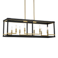 Minka-Lavery Union Estates Union Estates 8-light Coal And Soft Brass Island Light