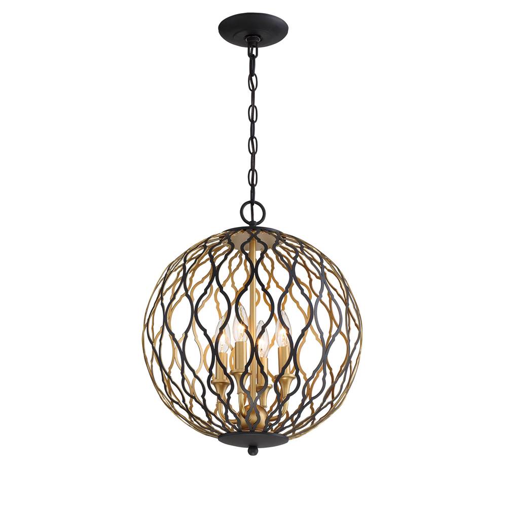 Minka-Lavery Gilded Glam 4 Light Pendant