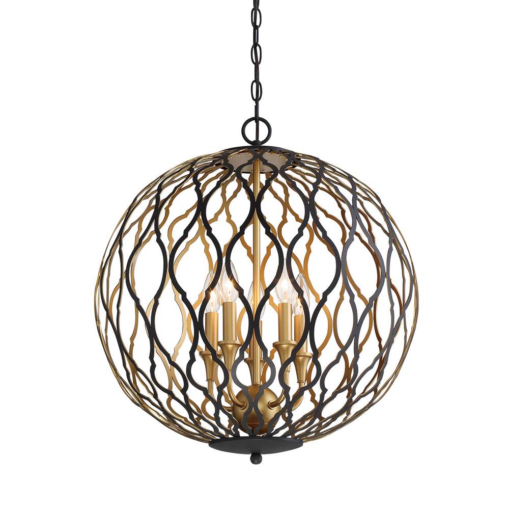 Minka-Lavery Gilded Glam 5 Light Pendant
