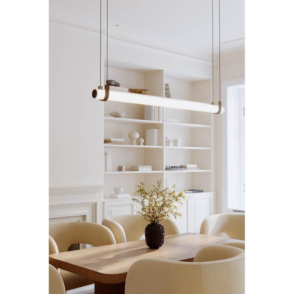 Minka-Lavery 2506-860-L Dark Bronze Sorelle 58'' Led Linear Chandelier Image 3