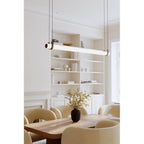 Minka-Lavery 2506-860-L Dark Bronze Sorelle 58'' Led Linear Chandelier Image 3