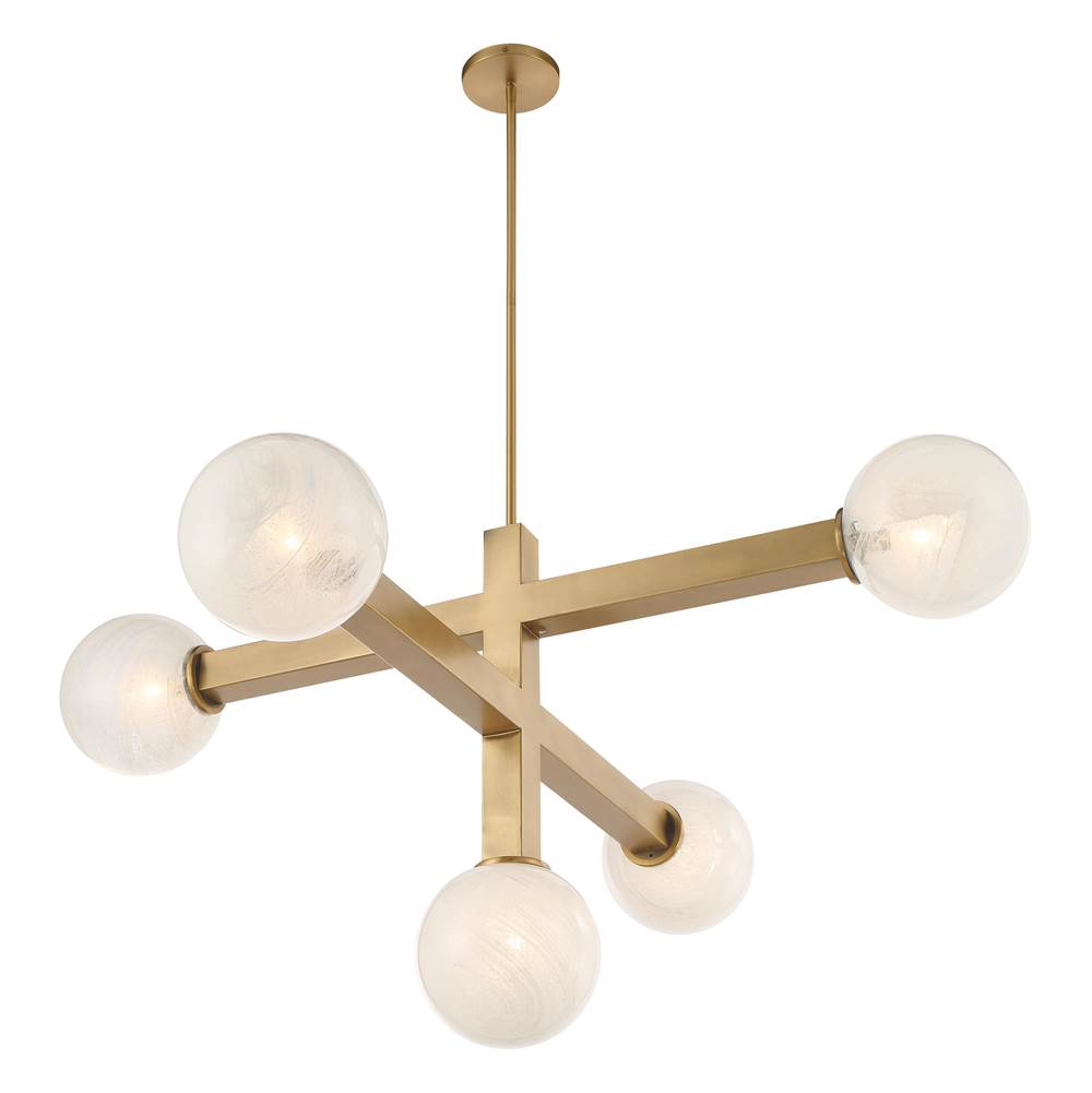 Minka-Lavery 2525-732 Legacy Brass Narra 47'' 5-light Chandelier Image 7